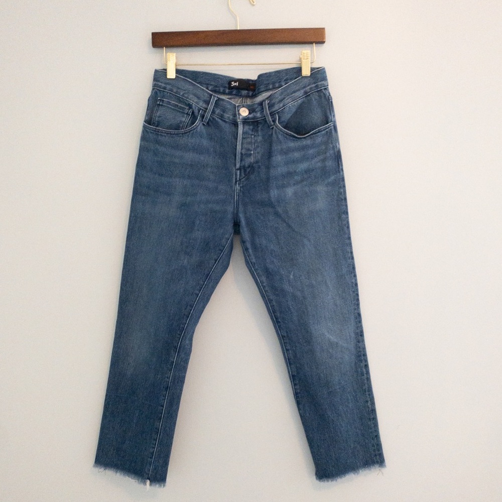 3x1 Raw Hem Jeans